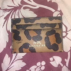 Coach card holder